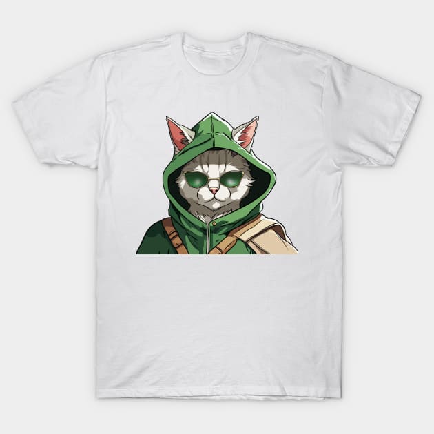 Whiskered Outlaw of Sherwood T-Shirt by FallenClock